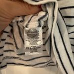 Loft  vneck striped open back tshirt size small Photo 3