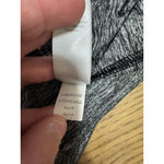 Athleta  Jacket Women Medium Gray Black Heather Hoodie Full‎ Zip Running Athletic Photo 9