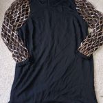 Chicsoul women's dress sparkly black gold 3x Photo 0