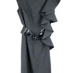 Tahari Isabella DeMarco  Levine - Ruffle Sheath Dress w/ Belt - 2 Photo 0
