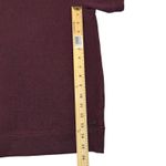 Roots Canada  Burgundy Textured Knit Short Sleeve Sweatshirt Top Comfy Cozy Med Photo 6