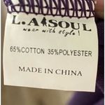 Queer Eye Women's Purple Graphic Tank Top "Music Makes Me Wanna Dance" S Photo 2