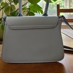 Abercrombie & Fitch Baby Blue Faux Leather Crossbody Bag Photo 2