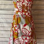 Maeve Anthropologie 70’s Vibrant Floral Midi Dress Size 4 Photo 0