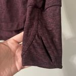 Athleta heathered purple cowl neck long sleeve hoodie with thumbholes Photo 2