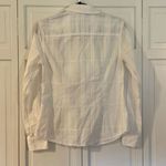 J. McLaughlin  white square textured collared button up 4 Photo 5