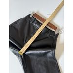 Aritzia  Babaton Command Crop Pants Black Vegan Leather Size 0‎ Photo 5
