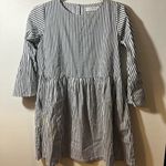 Anthropologie  Faithful the Brand “Phoebe” Striped Babydoll Dress Sz 2 Photo 2