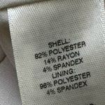 White House | Black Market  Ivory Lined Vest Blazer Women Size 8 | 43-30 Photo 4