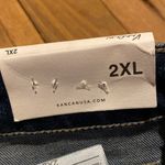 Kancan Sunny Denim Cuffed Roll Hem High Rise Jean Shorts Sz 2XL Blue Photo 3