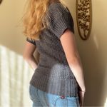 Club Monaco  Dark Gray V-Neck Sweater Photo 7