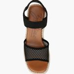 Zodiac NEW Noreen Espadrille Wedge Sandal (Women) 11M, BLACK FABRIC Photo 6
