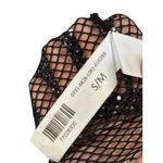 Refuge Vintage Y2K Women Black Mesh Sheer all over rhinestone Dress Size Medium Photo 3