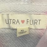 Ultra Flirt  Women’s Multicolor Tie Dye Swirl Pullover Hoodie Size XL Photo 2