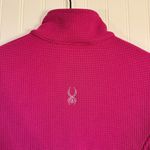 Spyder Women’s Pink Full-Zip Fleece Core Sweater Jacket Size Medium Photo 6