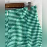 Urban Outfitters M Gingham Check Pocketed Mini Skirt in Kelly Green Photo 3