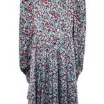 Rotate Birger Christensen Alison Floral Antigua Sand Comb Long Sleeve Dress Pink Size 6 Photo 4