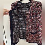Ann Taylor Fuzzy Textured Confetti Tweed Lady Jacket - Size M Photo 4