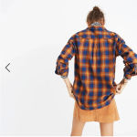 Madewell  Westward Shirt in Arden Plaid Flannel Medium Photo 2