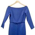 Likely Duchess Dress Royal Blue OTS Off The Shoulder Bodycon Midi Women’s Size 6 Photo 6