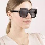 Gucci Black Oversized Square Sunglasses GG0328S Photo 0