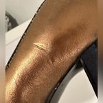 J. Renee Bronze High Heel. Square Jewel Square Toe Vintage Look Limited Sz 7. Gold Photo 15