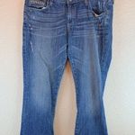 Big Star 1974 women’s Rikki low rise jean sz 32 cropped western boho medium wash Blue Photo 0