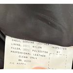 Vintage Euro Top Leather Jacket Mono of California Mid Photo 13