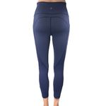Lululemon Navy Blue Capri Yoga Workout Running Athletic Leggings Pants Size 2 Photo 2