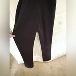 Spense Women's Ruffle Short Sleeve Black Belted Jumpsuit Size 4 Photo 6