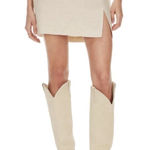 Wilfred  x Aritzia - Patio Linen Mini Skirt Sz 8 Photo 0