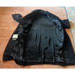 Vintage craftsmanship, 1960s Hand Tailored Black Cashmere Swing Coat Size M Size M Photo 7