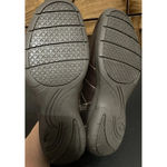 Skechers ‎ Natty Brown Leather Ruched Front Pleat Platform Ankle Boots Size 9 Photo 4