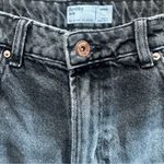 Bershka  High Rise Black Mom Straight Leg Jean Size 8 Photo 5