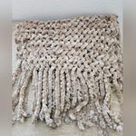 Chenille Shawl Soft Collar Neck Warmer Scarf Wrap Shawl Tan Fuzzy Scarf Photo 2