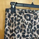 Reformation  Women's Animal Print Leopard Marlon Stretch  High Crop Pants Size 4‎ Photo 2