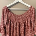 Altar'd State Geometric Off-Shoulder Top Pink. Sz Medium Photo 1