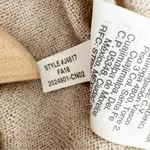 Madewell Southstar Merino Wool Pullover Beige Tan Top J4817 Size M Photo 9