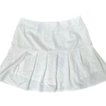 Zaful , small, white, pleated skort Photo 1