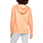 Under Armour New! Big Logo Fleece Hoodie Sweatshirt Sweater Orange Size Small Photo 2