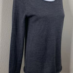 Beautiful UK Designer Celtic & Co Dark Gray 100% Merino Wool Jumper Sz S *notes Photo 0