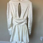 House Of CB  'Aryana' Ivory Bow Mini Dress NWOT size XL Photo 4