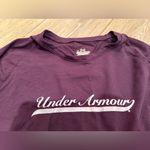 Under Armour Purple  Long Sleeve Logo Tee Photo 1