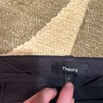 Theory Like-New Seam Trouser Knit Tech Black Slim Fit Skinny Pants High Rise 4 Photo 3