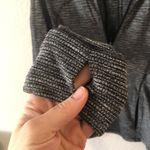 Lululemon Women's Run Briskly 1/2 Zip Top in Coco Pique Gray Black - Size 10 Photo 2