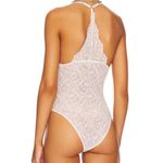 AllSaints White Lace Erity Bodysuit Adjustable Straps Racerback Size 6 Snaps Photo 2