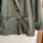 Madewell Diamond Jacquard Shaw Blazer Dark Forest Photo 4