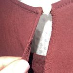 Ann Taylor  Women’s Burgundy Flowy Balloon Sleeve Blouse Size XS Photo 5