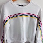 Abercrombie & Fitch  Rainbow Stripe Cropped oversized Sweatshirt – XS Photo 2