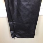 Honeylove Women’s Faux Leather Vegan Black Pull Photo 4